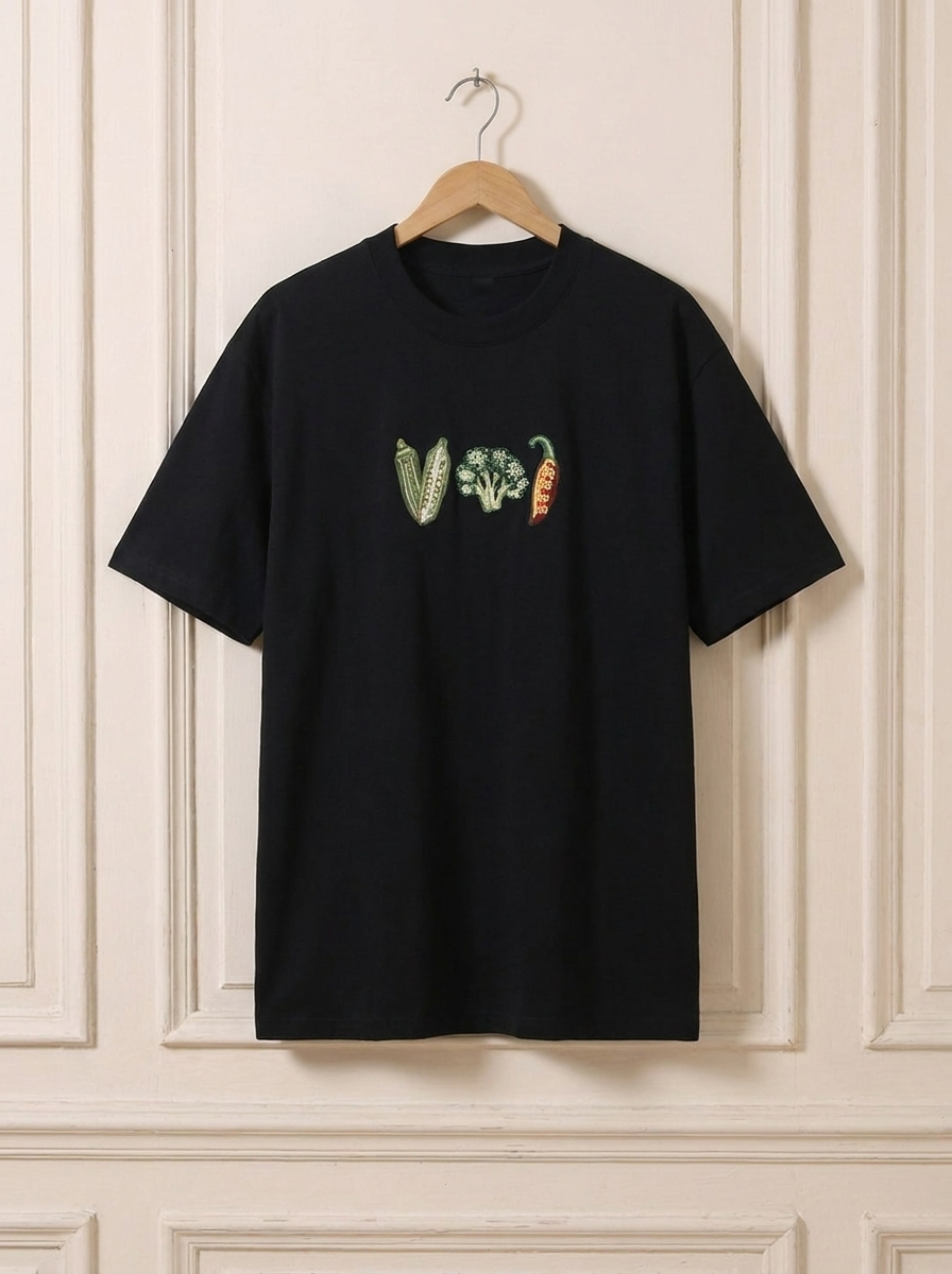 Eat Your Greens Tee Black