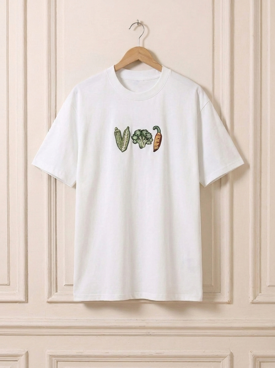 Eat Your Greens Tee White