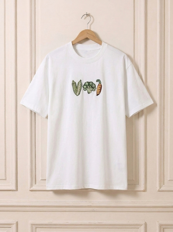 Eat Your Greens Tee White