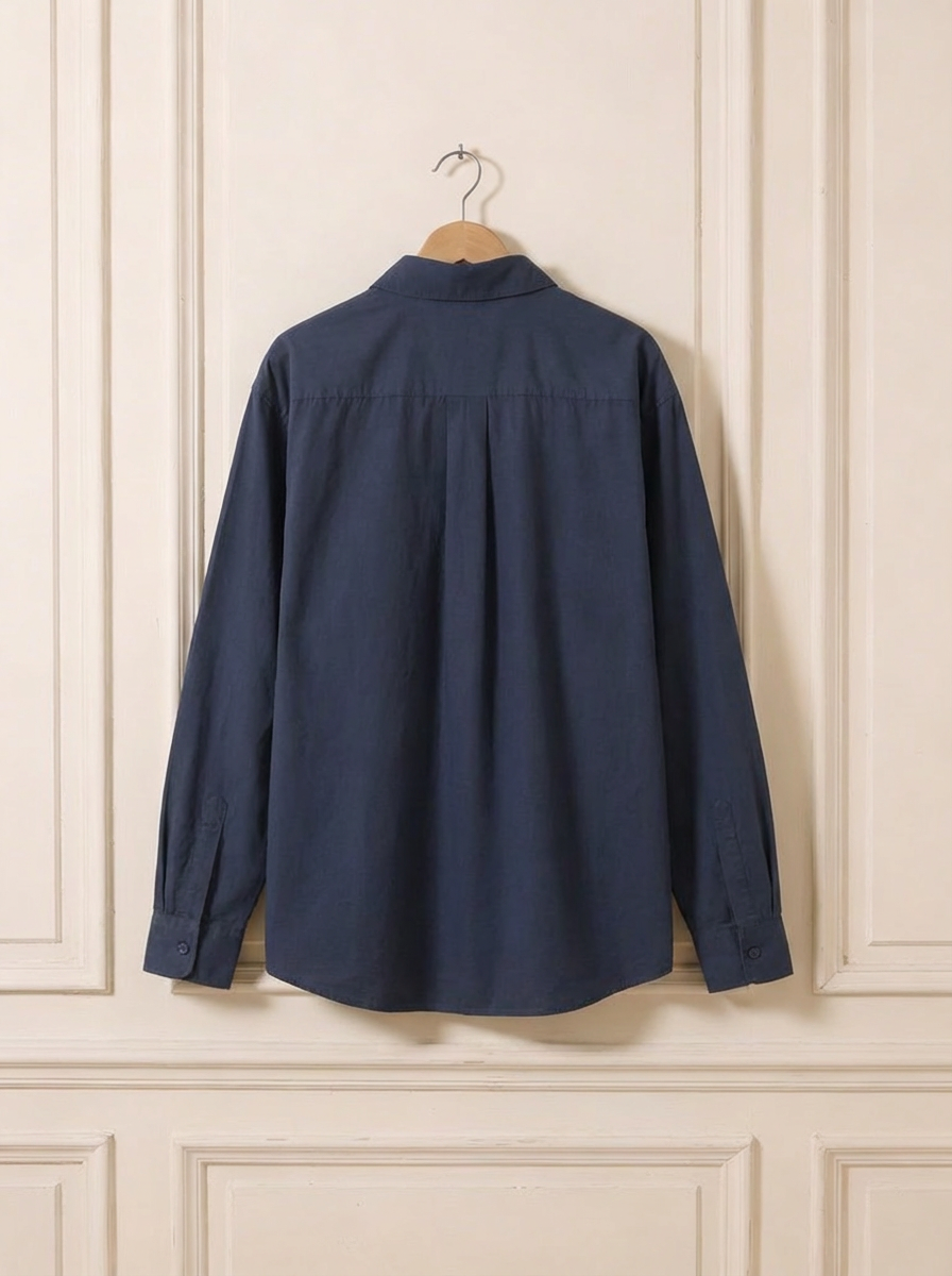 The Conversation Chest Shirt Blue