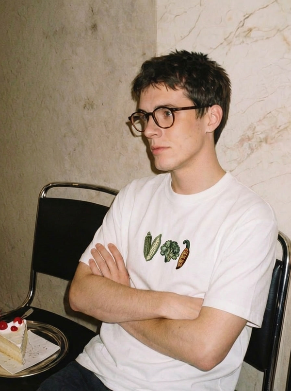 Eat Your Greens Tee White