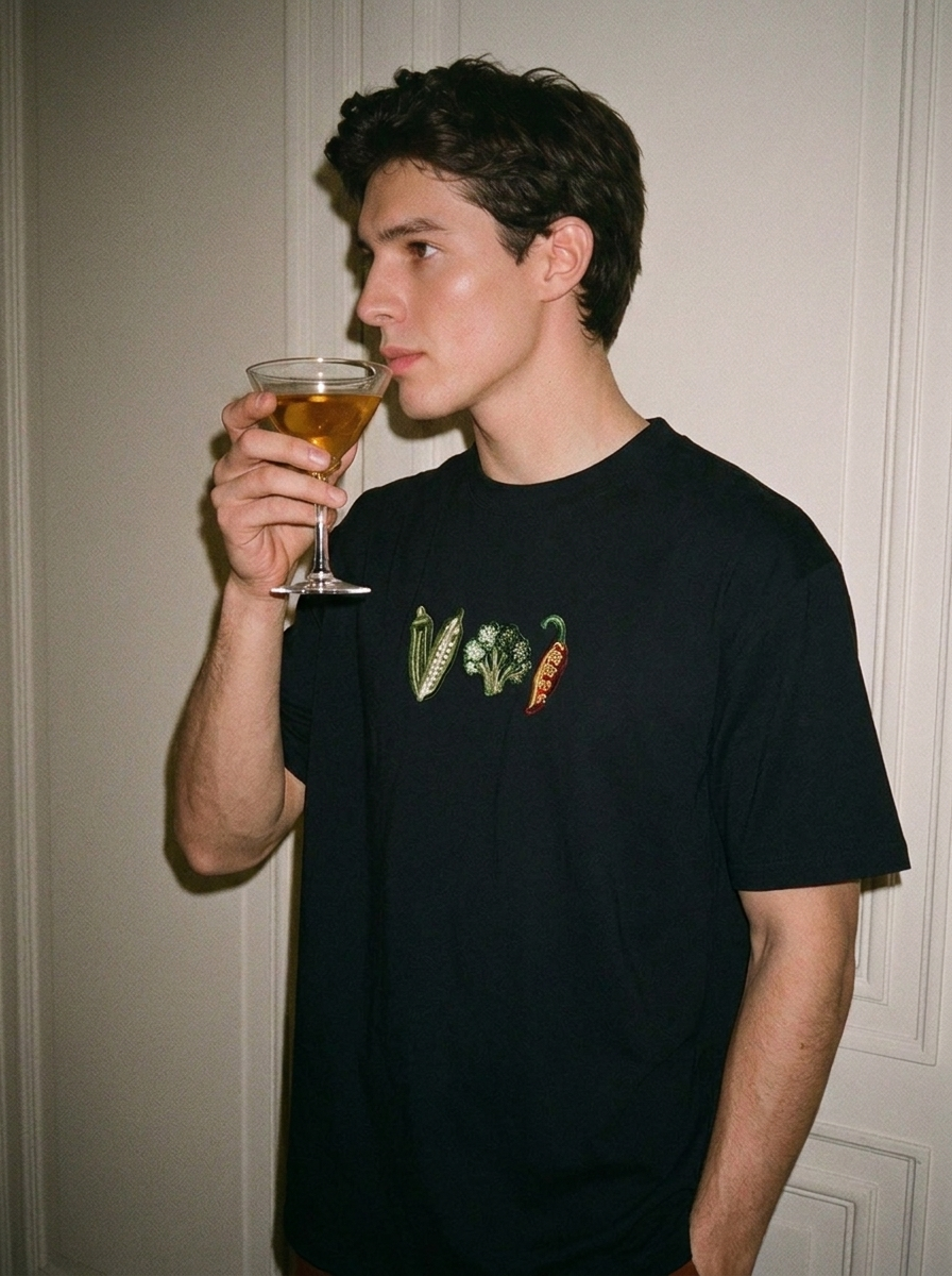 Eat Your Greens Tee Black